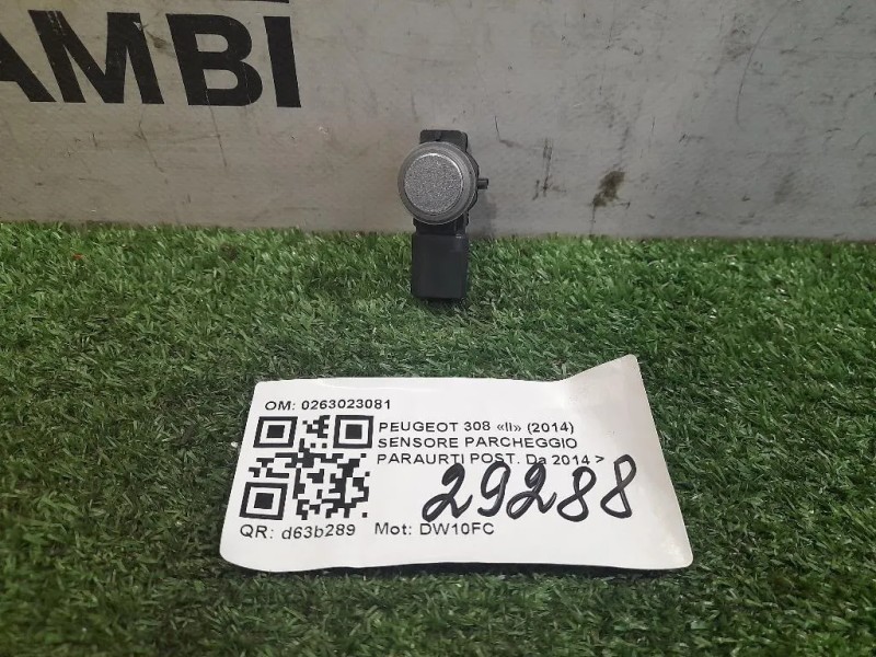 Sensore Parcheggio Paraurti POST 0263023081 Peugeot 308 II 2014