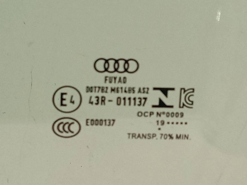 Cristallo Scendente Porta ANT SX 4K0 845 201 Audi A6 4a5c8 Avant 2018
