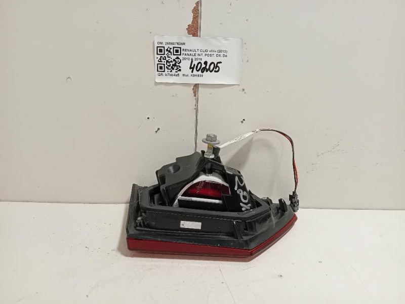 Fanale INT POST DX 265507526R Renault CLIO IV 2013