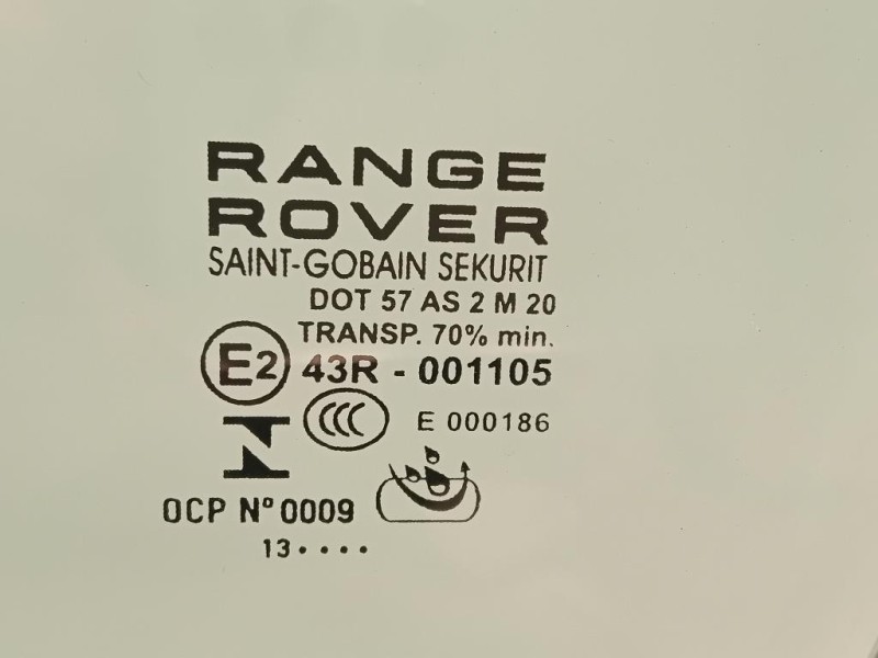 Cristallo Scendente Porta ANT SX LR044526 43R-001105 Land Rover Range Rover Evoque I 2011