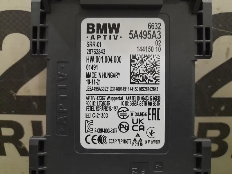 Sensore Radar Distronic ACC 5A495A3 Bmw Serie 1 F40 Berlina 2019