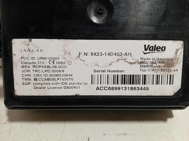 Sensore Radar Distronic ACC 9X23-14D453-AH Jaguar XF I 2011