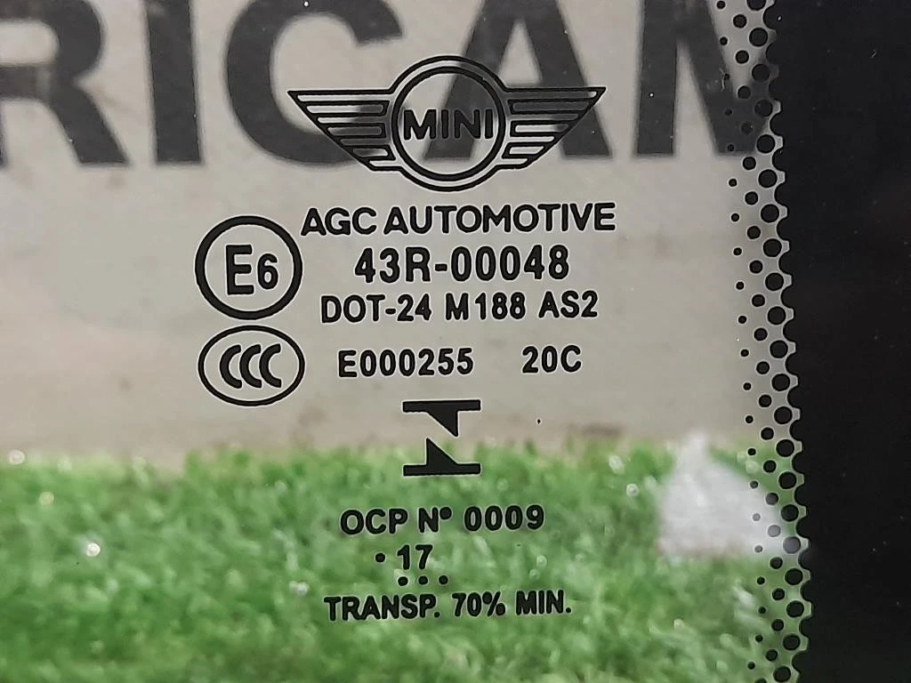 Cristallo Scendente Porta ANT SX E000255 Mini MINI Cooper R50 2001