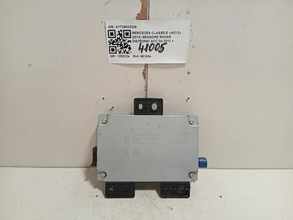 Sensore Radar Distronic ACC A1729002809 Mercedes Classe E W212 2013
