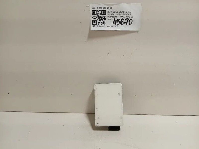 Sensore Radar Distronic ACC A 000 905 46 03 Mercedes Classe ML W166 2012