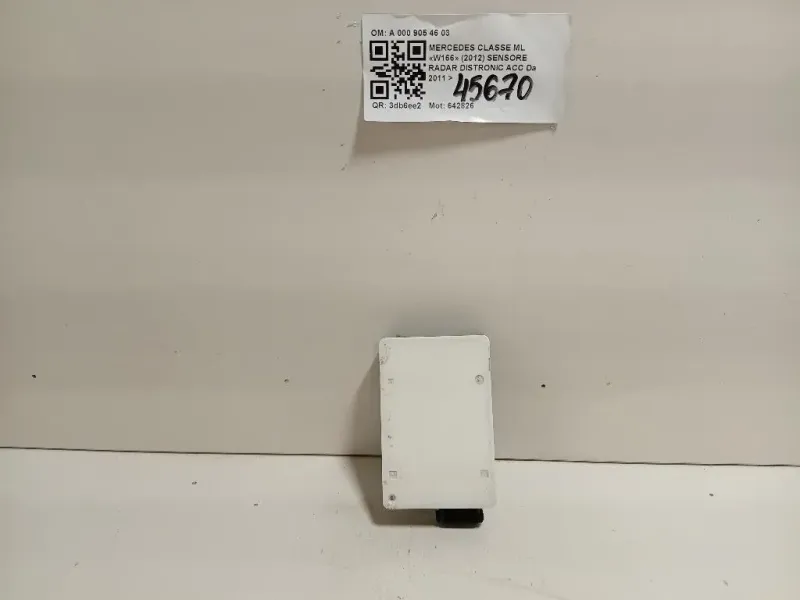 Sensore Radar Distronic ACC A 000 905 46 03 Mercedes Classe ML W166 2012