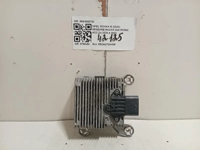 Sensore Radar Distronic ACC 9841849780 Opel Mokka B 2020