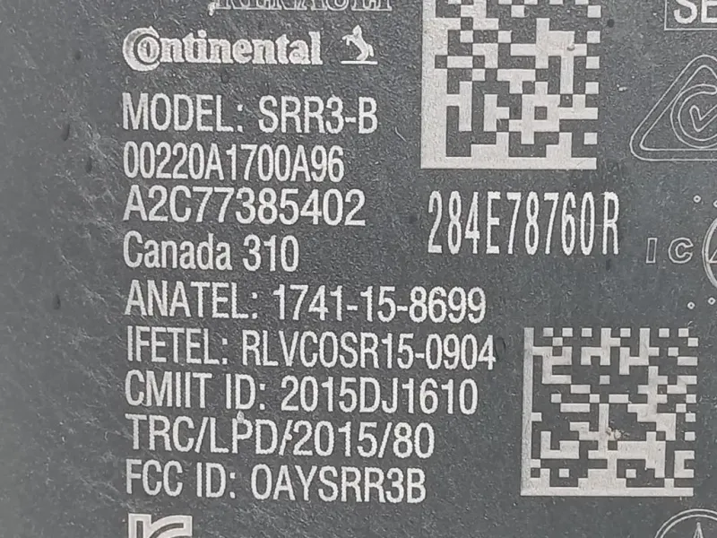 Sensore Radar Distronic ACC A2C77385402 Renault CLIO V 2019