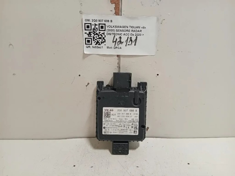 Sensore Radar Distronic ACC 2Q0 907 686 B Volkswagen Tiguan II 2020