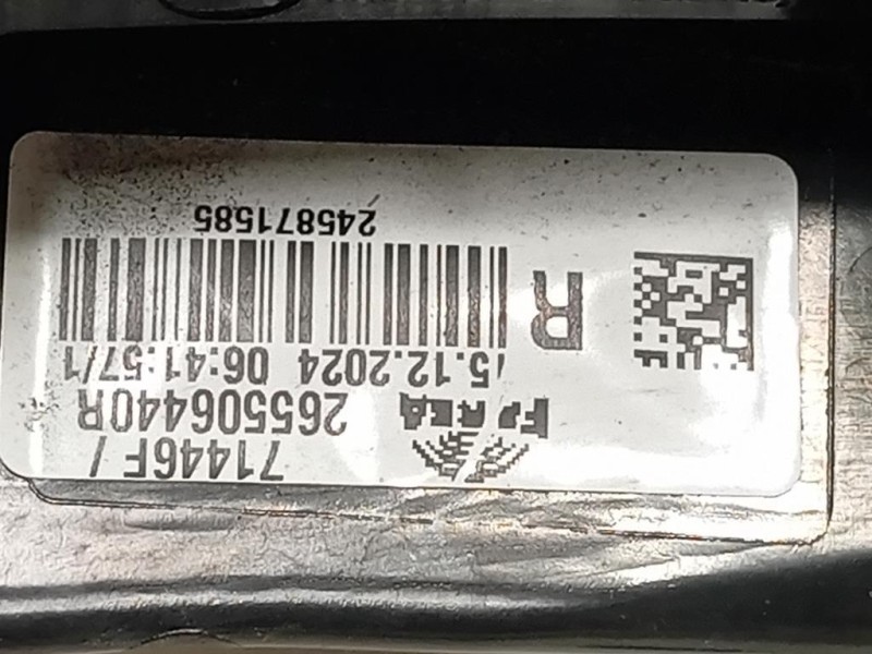 Fanale INT POST DX 265506440R Renault CLIO V 2023