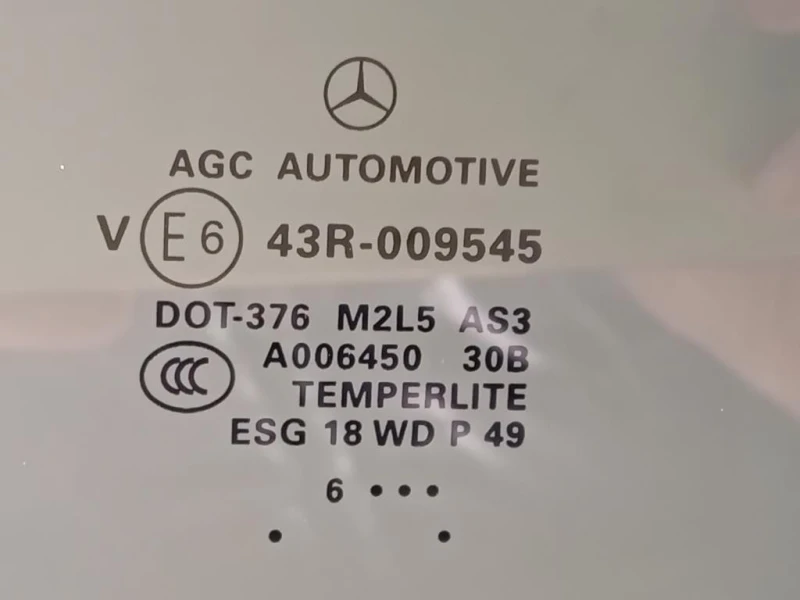 Cristallo Scendente Porta POST DX 43R-009545 Mercedes Classe GLE W166 2015