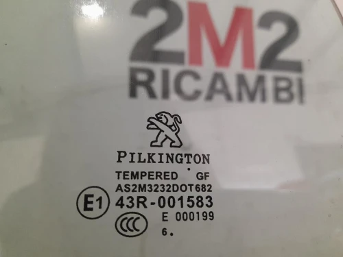 Cristallo Scendente Porta POST DX 9673360880 Peugeot 208 I 2012