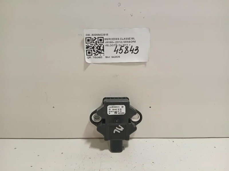 Sensore Velocità A0065422618 Mercedes Classe ML W166 2012