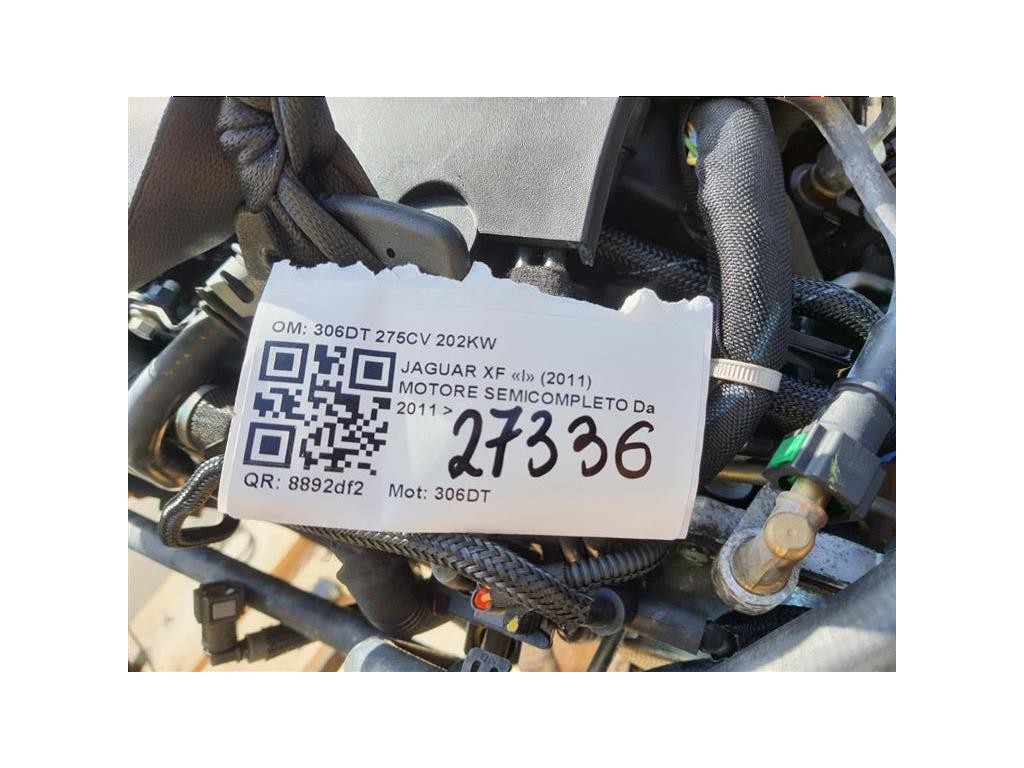 Motore Semicompleto 306DT 275CV 202KW Jaguar XF I 2011