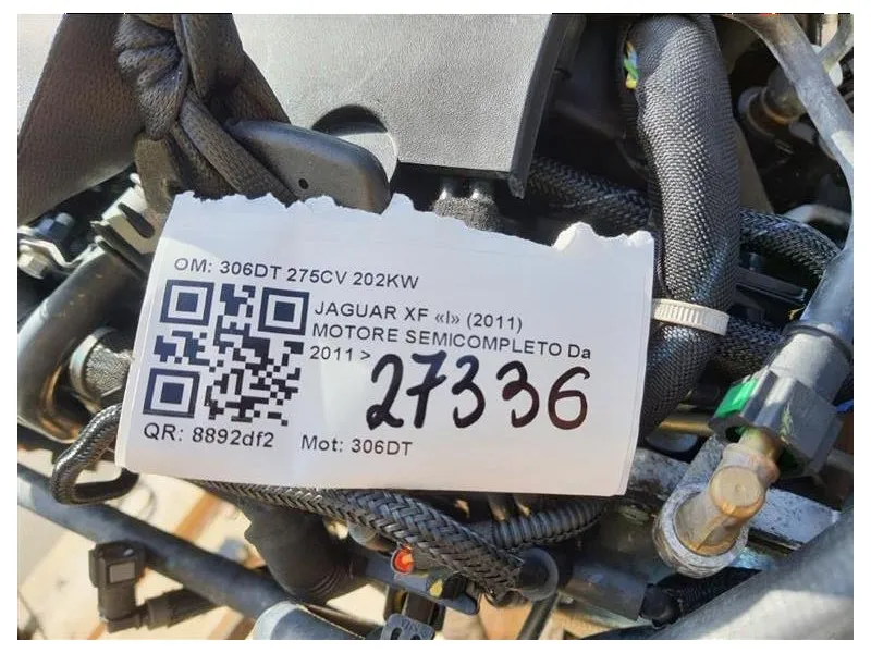 Motore Semicompleto 306DT 275CV 202KW Jaguar XF I 2011