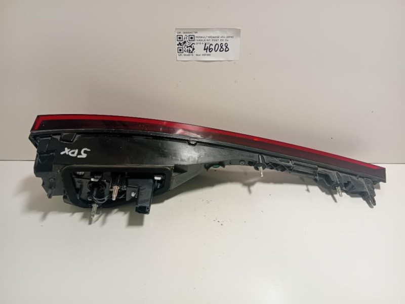 Fanale INT POST DX 265506075R Renault Mégane IV 2016