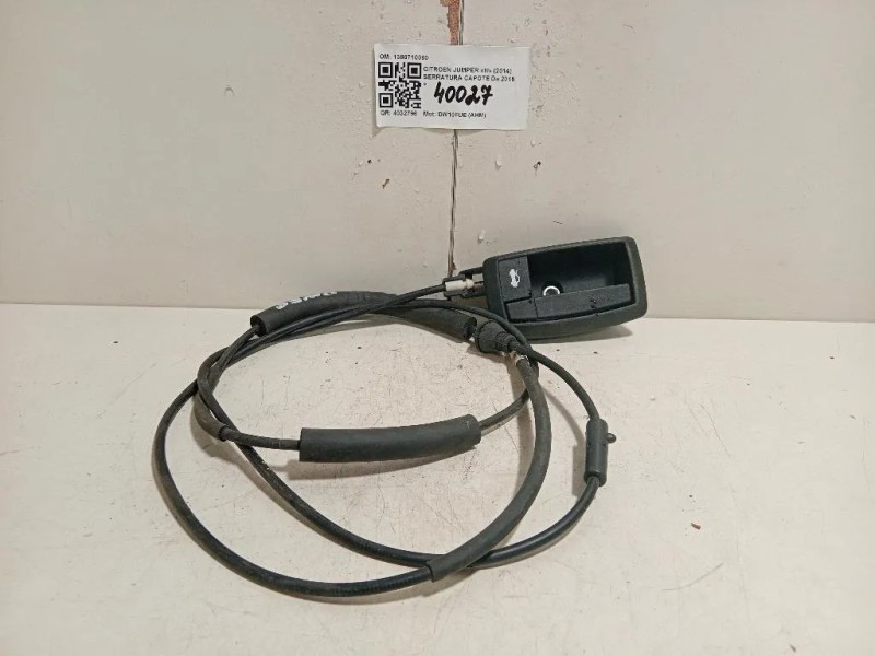 Serratura Capote 1380710080 Citroen Jumper III 2014