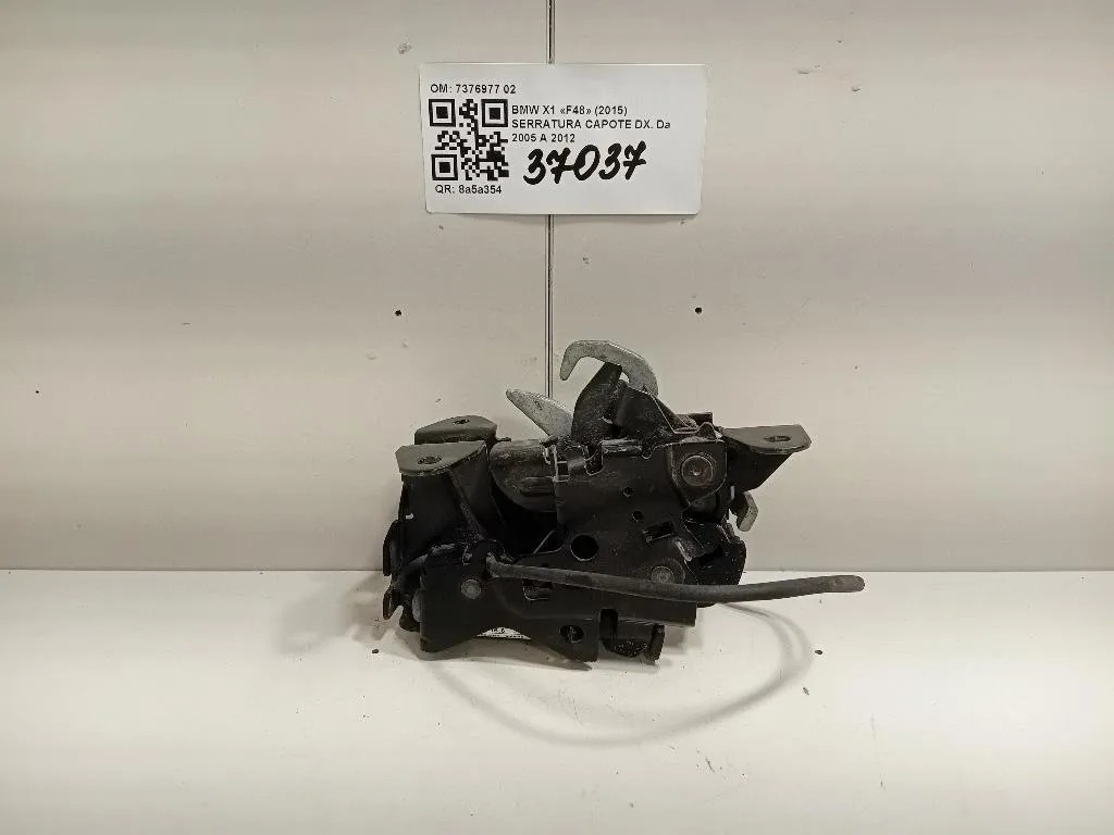 Serratura Capote DX 7376977 02 Bmw X1 F48 2015