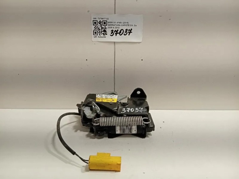 Serratura Capote DX 7376977 02 Bmw X1 F48 2015