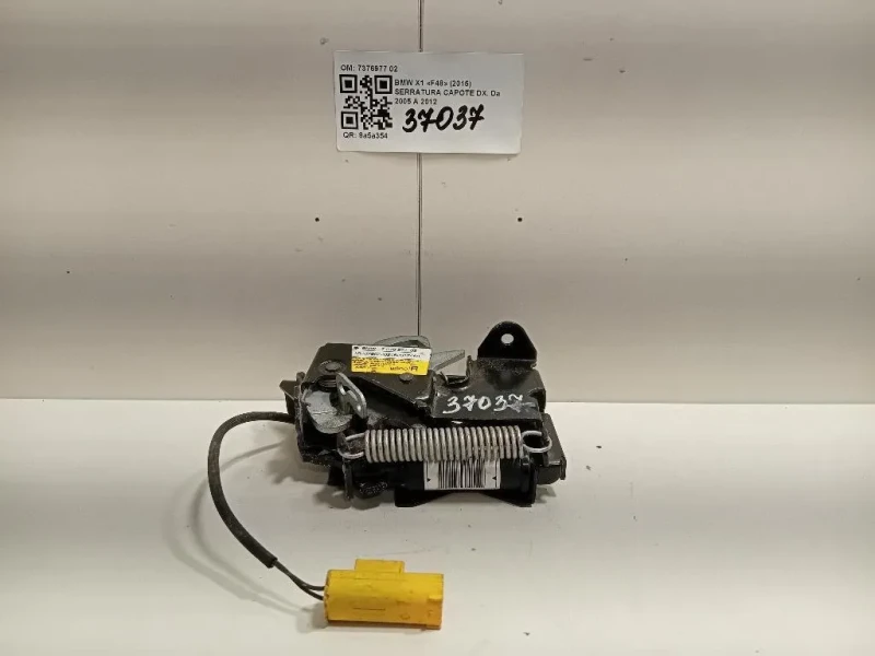 Serratura Capote DX 7376977 02 Bmw X1 F48 2015