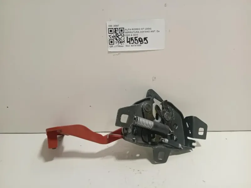 Serratura Cofano ANT A997 Alfa Romeo GT 2004