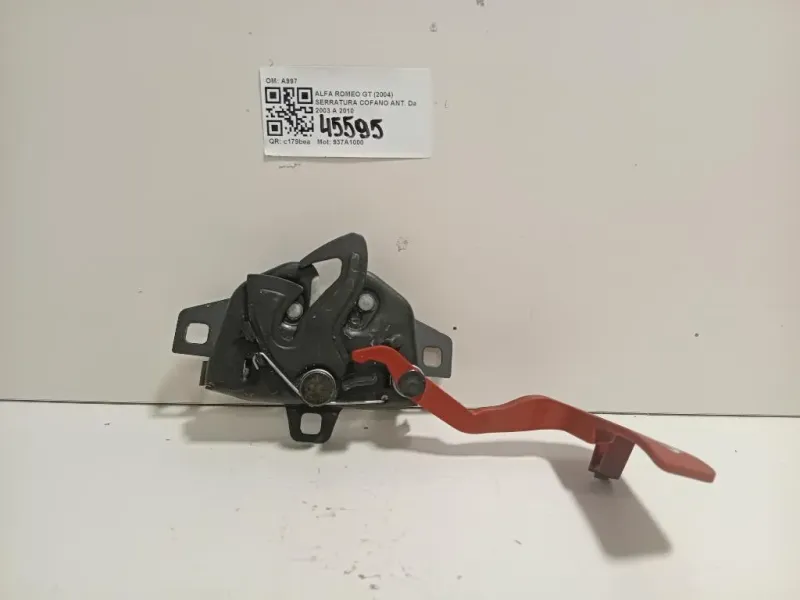 Serratura Cofano ANT A997 Alfa Romeo GT 2004