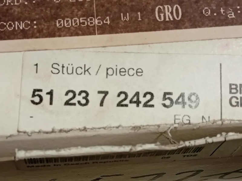 Serratura Cofano ANT 51237242549 Bmw Serie 4 F33 Cabrio 2014