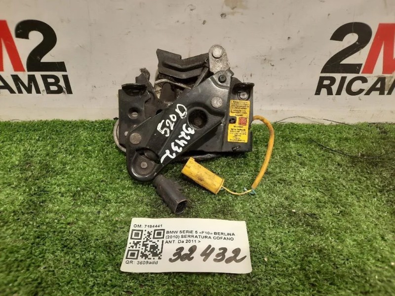 Serratura Cofano ANT 7184441 Bmw Serie 5 F10 Berlina 2010