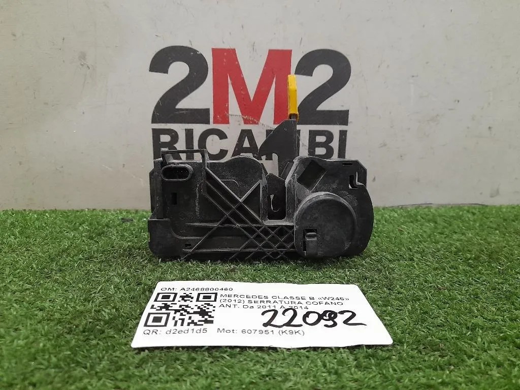 Serratura Cofano ANT A2468800460 Mercedes Classe B W246 2012