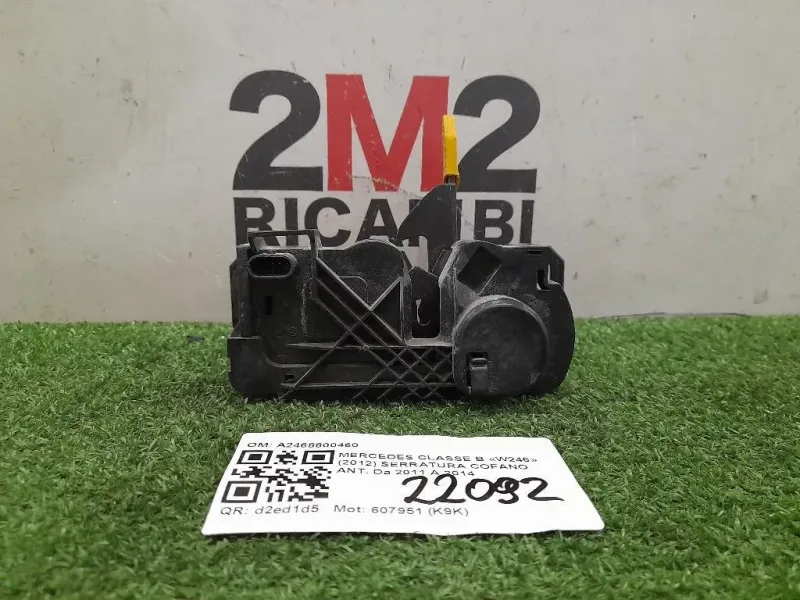 Serratura Cofano ANT A2468800460 Mercedes Classe B W246 2012
