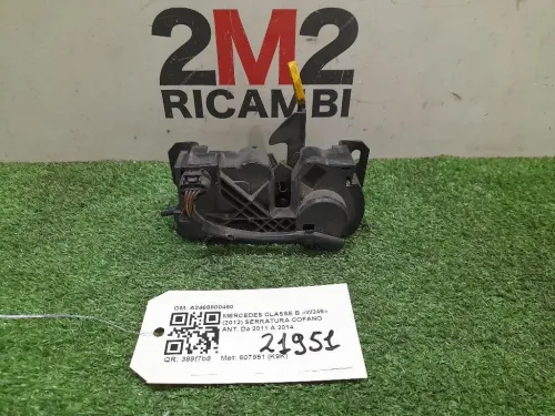 Serratura Cofano ANT A2468800460 Mercedes Classe B W246 2012