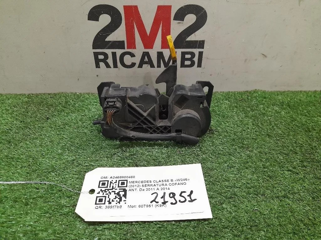 Serratura Cofano ANT A2468800460 Mercedes Classe B W246 2012
