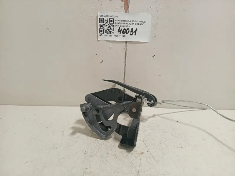 Serratura Cofano ANT A2038800264 Mercedes Classe C W203 2000