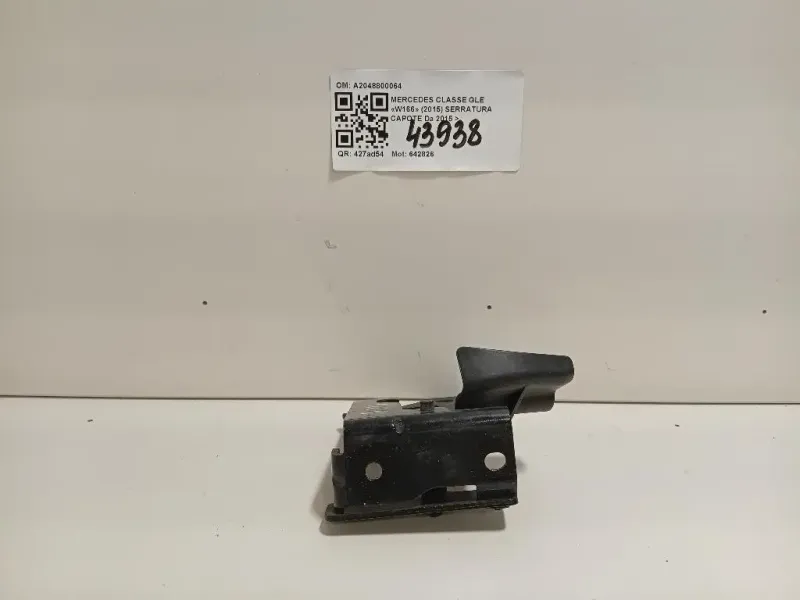 Serratura Cofano ANT A2048800064 Mercedes Classe GLE W166 2015