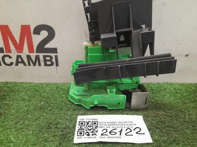 Serratura Porta ANT DX 71775804 Alfa Romeo Giulietta 2010