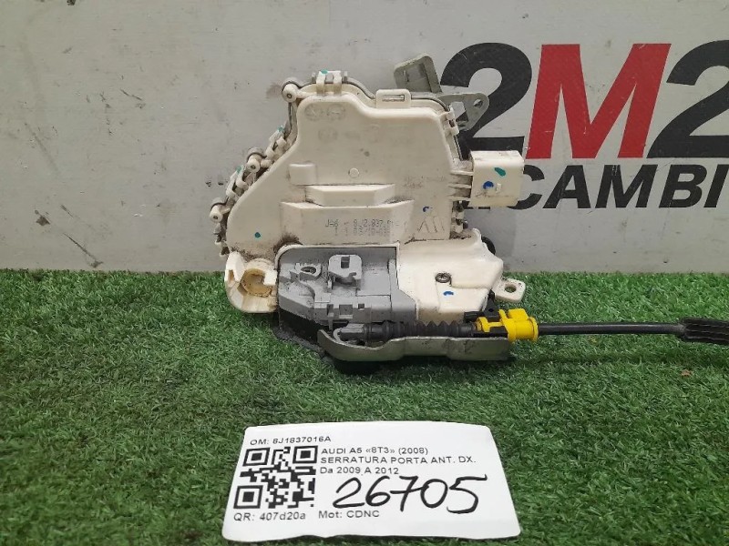 Serratura Porta ANT DX 8J1837016A Audi A5 8T3 2008