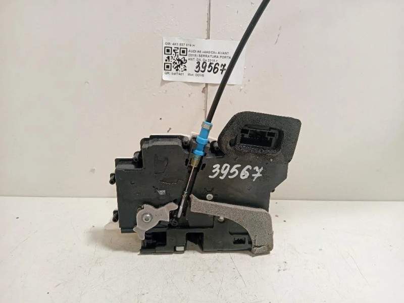 Serratura Porta ANT DX 4K1 837 016 H Audi A6 4a5c8 Avant 2018