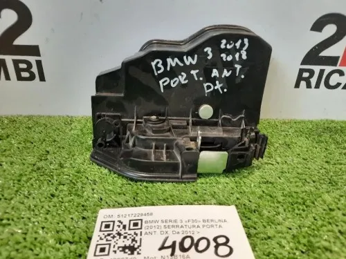 Serratura Porta ANT DX 51217229458 Bmw Serie 3 F30 Berlina 2012