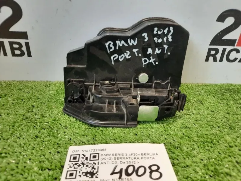 Serratura Porta ANT DX 51217229458 Bmw Serie 3 F30 Berlina 2012