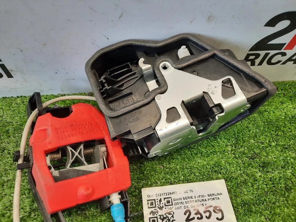 Serratura Porta ANT DX 51217229458 Bmw Serie 3 F30 Berlina 2015