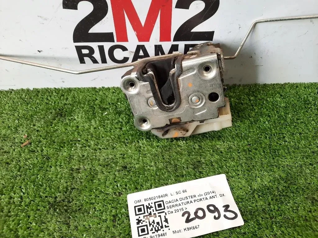 Serratura Porta ANT DX 805021840R Dacia Duster I 2014