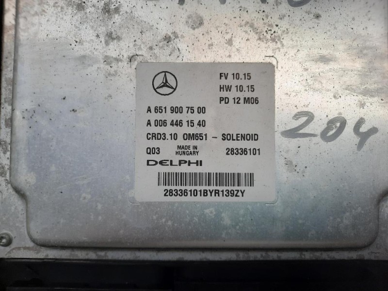 Motore Semicompleto 651924 204CV 150KW Mercedes Classe E S212 SW 2009