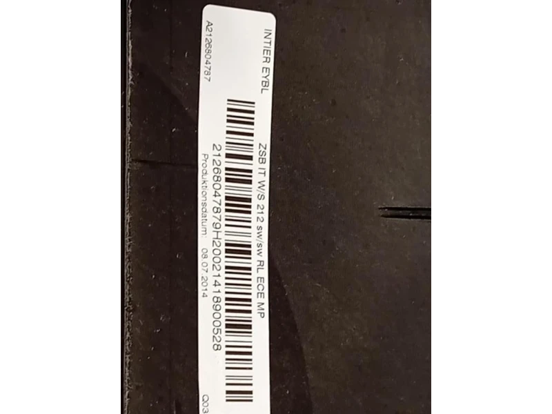 Cruscotto A21268027009J54 Mercedes Classe E W212 2013