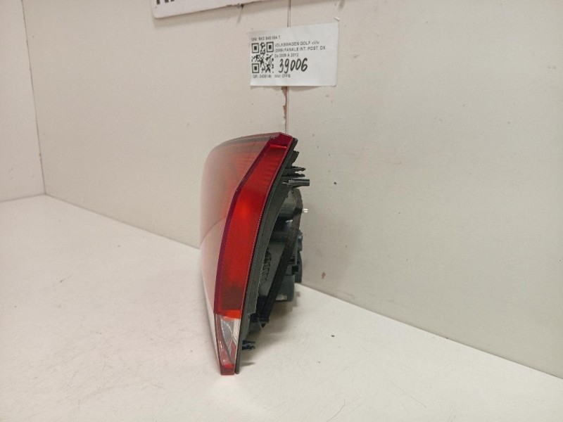 Fanale INT POST DX 5K0 945 094 T Volkswagen GOLF VI 2009
