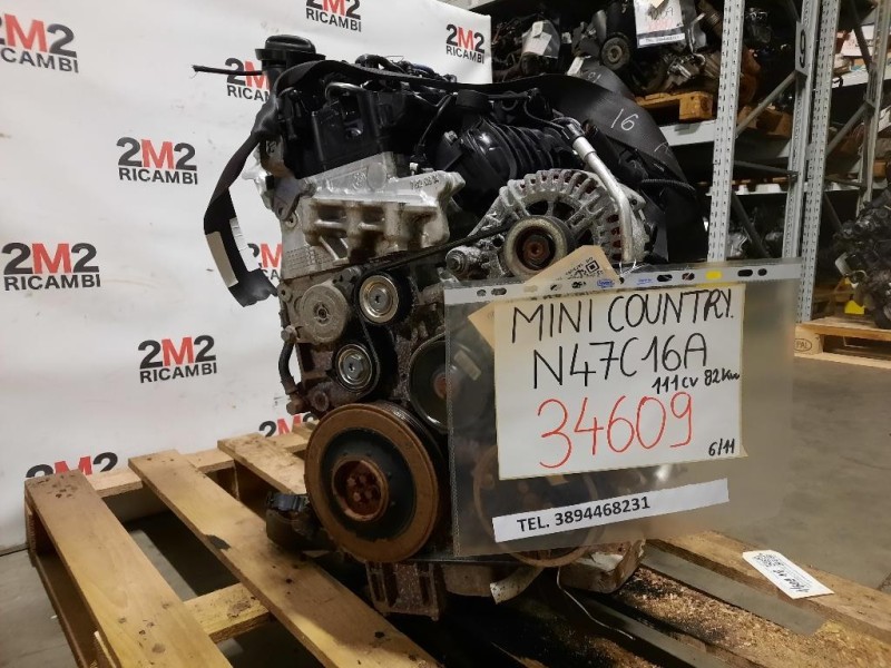 Motore Semicompleto N47C16A 111CV 82KW Mini Countryman Cooper R60 2010