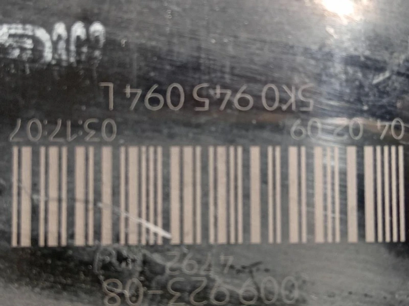 Fanale INT POST DX 5K0 945 094L Volkswagen GOLF VI 2009