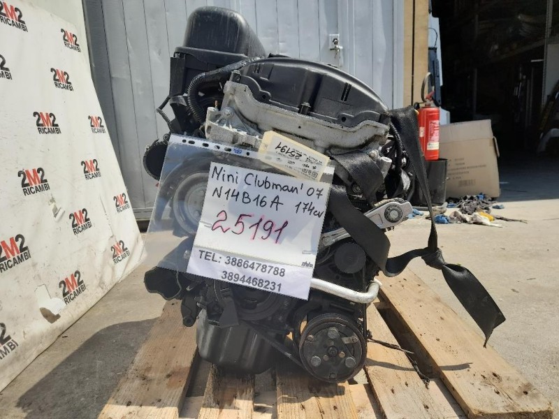 Motore Semicompleto N14B16A 174 CV 128 KW Mini MINI Clubman R55 2008