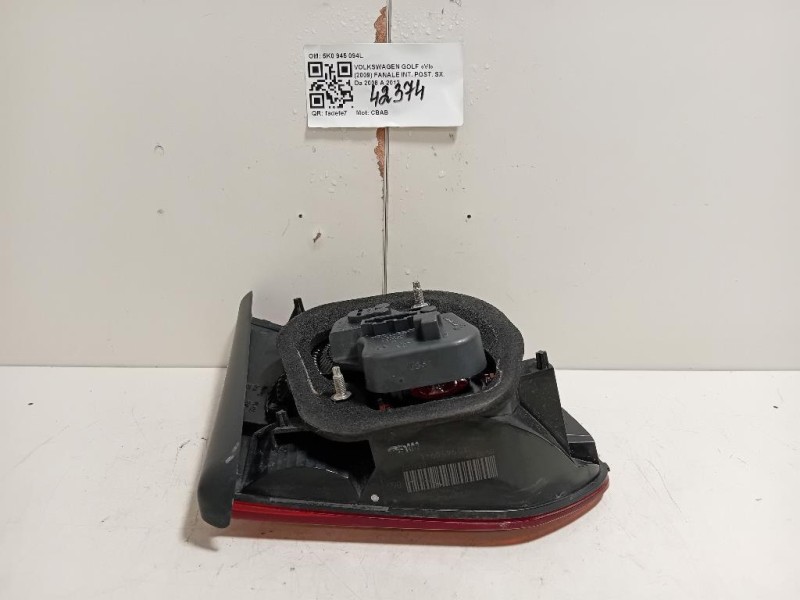 Fanale INT POST DX 5K0 945 094L Volkswagen GOLF VI 2009