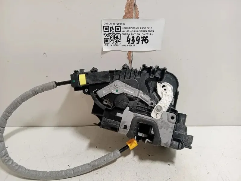 Serratura Porta ANT DX A0997208400 Mercedes Classe GLE W166 2015