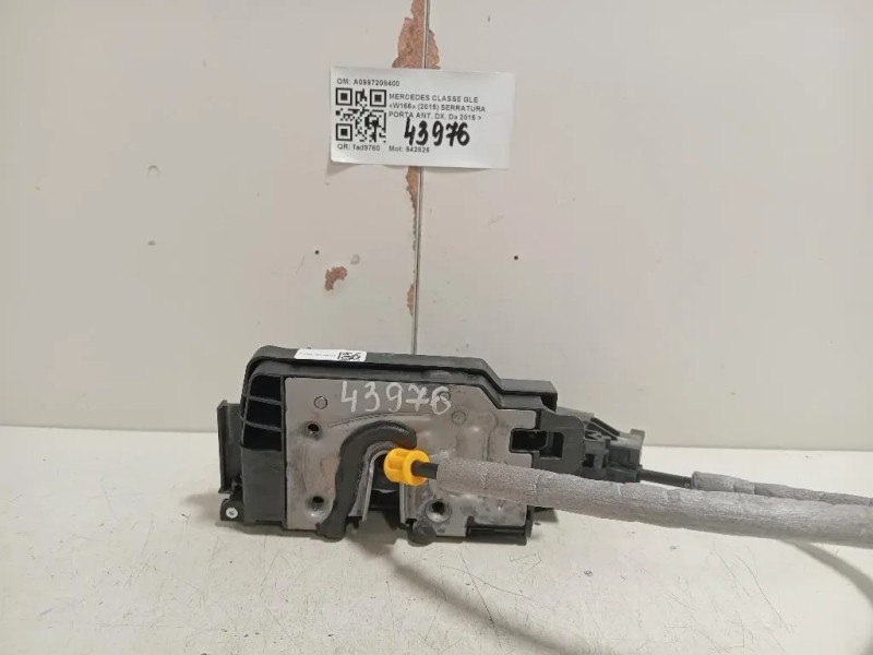 Serratura Porta ANT DX A0997208400 Mercedes Classe GLE W166 2015